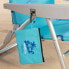 Фото #6 товара Кресло пляжное с низким подносом AKTIVE Playa And Low Toe 5 положений с подушкой и съемной сумкой, многоцветное