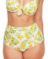 Фото #1 товара Plus Size Shelby Swimwear High-Waist Bikini Bottom