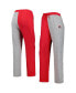 ფოტო #5 პროდუქტის Women's Scarlet, Gray Ohio State Buckeyes Colorblock Cozy Tri-Blend Lounge Pants
