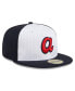 ფოტო #4 პროდუქტის Men's White Atlanta Braves 2024 Batting Practice 59FIFTY Fitted Hat