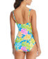 ფოტო #2 პროდუქტის Women's Shirred Bandeau Swimsuit