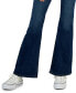 ფოტო #5 პროდუქტის Juniors' Braided-Waist Patch-Pocket Flare Jeans