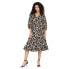 ONLY Olivia Wrap Midi 3/4 Sleeve Dress