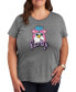 ფოტო #1 პროდუქტის Air Waves Trendy Plus Size Furby Graphic T-shirt