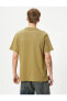 4sam10044hk 871 Haki Erkek Jersey Kısa Kollu T-shirt