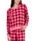 Фото #6 товара Women's 2-Pc. Long-Sleeve Packaged Pajamas Set, Created for Macy's