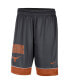 Men's Charcoal, Burnt Orange Texas Longhorns Fast Break Performance Shorts