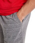 ფოტო #4 პროდუქტის Men's Tri-Blend French Terry Comfort Shorts