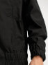 ASOS DESIGN smart co-ord 80's bomber jacket in black