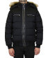 Фото #2 товара Men's Heavyweight Jacket With Detachable Faux Fur Hood