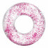 Inflatable Floating Doughnut Intex Transparent Glitter Ø 119 cm (6 Units)