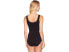 Yummie 265892 Women Scoop Neck Full Back Bodysuit Black Size Large