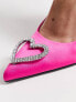 Фото #5 товара Туфли Monki Pink Strass Heart Heels