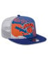 Фото #2 товара Men's Blue New York Knicks Court Sport Speckle 9Fifty Snapback Hat