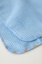 4-5 years/ waffle-texture poncho towel