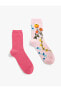 Фото #15 товара 2'li Çiçekli Soket Çorap Seti