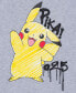 ფოტო #3 პროდუქტის Pikachu Big Boys Short Sleeve Graphic T-shirt