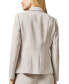 Petite Crepe One-Button Jacket