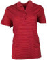 Фото #1 товара Page & Tuttle Two Color Stripe Short Sleeve Polo Shirt Womens Size M Casual P20