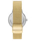 Women's Three-Hand Quartz Riis Gold-Tone Stainless Steel Mesh Watch 36mm