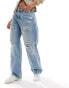 Фото #10 товара Reclaimed Vintage low rise baggy jean in light blue