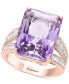 EFFY® Pink Amethyst (15-1/2 ct. t.w.) & Diamond (3/8 ct. t.w.) Ring in 14k Gold (Also available in Green Quartz, Citrine, Swiss Blue Topaz and London Blue Topaz)