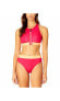 ფოტო #2 პროდუქტის Women's Colorblock Zip Longline Bra Swim Top