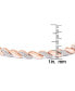 ფოტო #8 პროდუქტის Diamond Accent San Marco Link Bolo Adjustable Bracelet in Silver Plate, Gold Plate or Rose Gold Plate