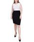 ფოტო #5 პროდუქტის Missy 3/4 Sleeve Textured Knit 2 Piece Dress Set