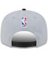 ფოტო #2 პროდუქტის Men's Gray, Black Brooklyn Nets Tip-Off Two-Tone 9FIFTY Snapback Hat