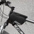 Фото #11 товара Torba rowerowa na ramę + odczepiany pokrowiec na telefon do 6.5" 1.5l czarna