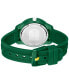 ფოტო #3 პროდუქტის Mini Tennis Green Silicone Strap Watch 34mm