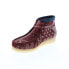 Фото #8 товара Clarks Wallabee Boot 26168826 Mens Red Suede Lace Up Chukkas Boots