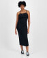 ფოტო #1 პროდუქტის Women's Badge Ribbed Tank Dress