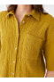 Фото #10 товара LCW Vision Düz Kısa Kollu Oversize Kadın Gömlek