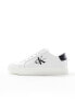 Calvin Klein Jeans classic cupsole lace up trainers in multi