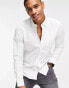 Only & Sons slim fit button down oxford shirt in white M - фото #2