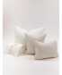 Фото #3 товара Ivory & Taupe 14x20 Down Alternative Cotton Waffle Weave Pillow