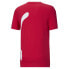 Фото #2 товара Puma Oversized Logo Crew Neck Short Sleeve T-Shirt Mens Red Casual Tops 67878411