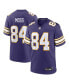 Фото #1 товара Men's Randy Moss Purple Minnesota Vikings Classic Retired Player Game Jersey