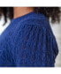 ფოტო #19 პროდუქტის Women's Long Sleeve Pointelle Sweater with Bellow Sleeves