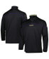 Фото #4 товара Men's Black Washington Huskies AEROREADY Knit Quarter-Snap Jacket