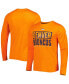 Фото #4 товара Men's Orange Denver Broncos Combine Authentic Offsides Long Sleeve T-shirt