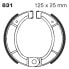 Фото #1 товара EBC Water Grooved Series Organic 831G Brake Shoe