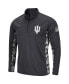 ფოტო #3 პროდუქტის Men's Charcoal Indiana Hoosiers OHT Military-Inspired Appreciation Digi Camo Quarter-Zip Jacket