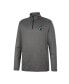 Фото #3 товара Men's Charcoal Michigan State Spartans Logo Quarter-Zip Windshirt