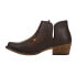 Фото #6 товара Roper Ava Southwest Snip Toe Cowboy Booties Womens Brown Casual Boots 09-021-156