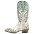 Ferrini Ivy Embroidered Snip Toe Cowboy Womens White Dress Boots 81961-50 7.5 - фото #3