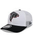 Фото #1 товара Men's White/Black Atlanta Falcons 2024 NFL Training Camp 9SEVENTY Trucker Hat