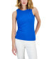 Women's Ribbed Crewneck Tank, Created for Macy's